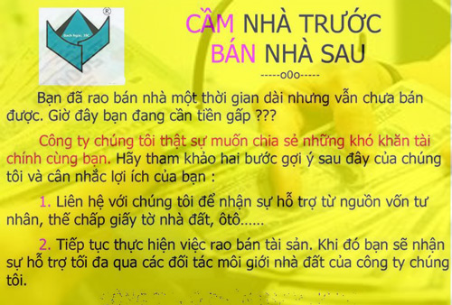 Giới địa ốc chuyển sang cho vay nặng lãi