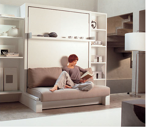 Giường gấp thông minh - tiết kiệm không gian nội thất 